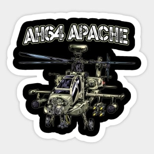 Army Forces Apache AH64 Sticker